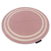 HAMPTON szőnyeg kör rózsaszín kör 140 cm