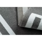 Kab. HAMPTON szőnyeg Lux kör szürke kör 160 cm