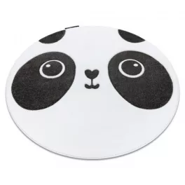Kab. PETIT szőnyeg PANDA kör fehér kerék 140 cm