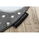 Kab. PETIT szőnyeg BUNNY NYUSZI kör szürke kör 160 cm