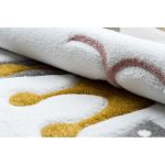 Kab. PETIT szőnyeg BUNNY NYUSZI kör szürke kör 160 cm