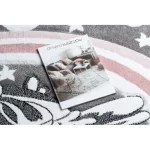 Kab. PETIT szőnyeg PONY póniló kör szürke kör 160 cm