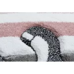 Kab. PETIT szőnyeg PONY póniló kör szürke kör 160 cm