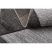 ALTER szőnyeg Rino háromszögek szürke 80x150 cm