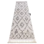Kab. Szőnyeg, futószőnyeg BERBER FEZ krém -60x250 cm