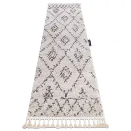 Kab. Szőnyeg, futószőnyeg BERBER FEZ krém -60x300 cm