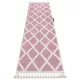 Kab. Szőnyeg, futószőnyeg BERBER TROIK rózsaszín -70x300 cm