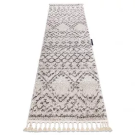 Kab. Szőnyeg, futószőnyeg BERBER RABAT krém -70x300 cm