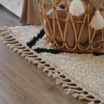 Kab. Szőnyeg BERBER CROSS fehér Rojt shaggy 80x150 cm