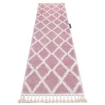 Kab. Szőnyeg, futószőnyeg BERBER TROIK rózsaszín -80x250 cm