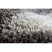 Szőnyeg BERBER TROIK krém Rojt shaggy kör 120 cm
