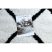 Szőnyeg BERBER CROSS fehér Rojt shaggy kör 120 cm