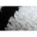 Szőnyeg BERBER CROSS fehér Rojt shaggy kör 120 cm