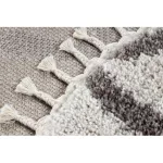 Kab. Szőnyeg BERBER TROIK krém Rojt shaggy kör 160 cm