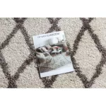 Kab. Szőnyeg BERBER BENI krém Rojt shaggy kör 160 cm