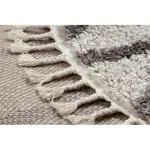 Kab. Szőnyeg BERBER BENI krém Rojt shaggy kör 160 cm