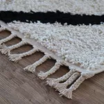 Kab. Szőnyeg BERBER CROSS fehér Rojt shaggy 200x290 cm