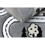 Kab. PETIT szőnyeg TOWN VÁROS UTCA szürke 200x290 cm