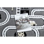 Kab. PETIT szőnyeg TOWN VÁROS UTCA szürke 140x190 cm