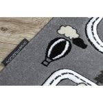 Kab. PETIT szőnyeg TOWN VÁROS UTCA szürke 140x190 cm