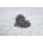 Kab. PETIT szőnyeg FLAMINGOS Flamingók szív krém 80x150 cm