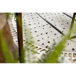 Kab. Szőnyeg BERBER SYLA B752 kör pontok krém Rojt shaggy kör 120 cm