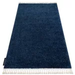 Kab. Szőnyeg BERBER 9000 sötétkék Rojt shaggy 120x170 cm