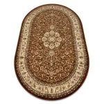 Kab. Royal szőnyeg ovális adr 521 barna 100x180 cm