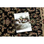 Kab. Royal szőnyeg ovális adr 1745 fekete  100x180 cm