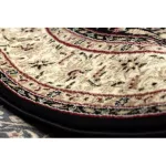 Kab. Royal szőnyeg ovális adr 521 fekete  150x250 cm