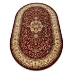 Kab. Royal szőnyeg ovális adr 521 bordó 200x290 cm