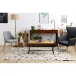 Kab. Szőnyeg TETUAN B751 cikcakk krém Rojt shaggy 120x170 cm