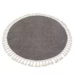 Kab. Szőnyeg BERBER 9000 kör barna Rojt shaggy kör 120 cm