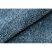 Szőnyeg BERBER 9000 kör kék Rojt shaggy kör 120 cm