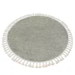 Kab. Szőnyeg BERBER 9000 kör zöld Rojt shaggy kör 160 cm