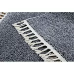 Kab. Szőnyeg BERBER 9000 világos szürke Rojt shaggy 200x290 cm