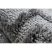 Szőnyeg MAROC P659 Azték, Etnikai szürke Rojt Berber shaggy 120x170 cm