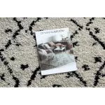 Kab. Szőnyeg, futószőnyeg TETUAN B751 cikcakk krém -60x200 cm