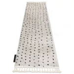 Kab. Szőnyeg, futószőnyeg BERBER SYLA B752 pontok krém -70x250 cm