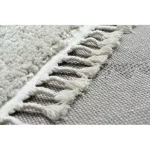 Kab. Szőnyeg BERBER meknes B5910 krém / szürke Rojt shaggy 240x330 cm