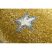 PETIT szőnyeg MOON csillagok, felhők arany 120x170 cm