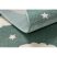 PETIT szőnyeg MOON csillagok, felhők zöld 160x220 cm