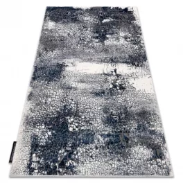   Kab. Modern DE LUXE 528 Absztrakció - krém / sötétkék 120x170 cm szőnyeg
