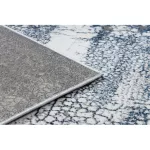 Kab. Modern DE LUXE 528 Absztrakció - krém / sötétkék 120x170 cm szőnyeg
