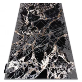   Kab. Modern DE LUXE 622 Absztrakció - szürke / arany 120x170 cm szőnyeg