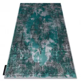   Kab. Modern DE LUXE 6754 Absztrakció - zöld / szürke 120x170 cm szőnyeg