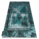 Kab. Modern DE LUXE 634 vintage - zöld / antracit 120x170 cm szőnyeg