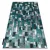 Kab. Modern DE LUXE 6768 Geometriai - zöld / antracit 200x290 cm szőnyeg
