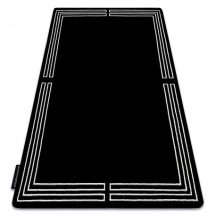 HAMPTON szőnyeg Chick keret fekete 120x170 cm