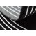 HAMPTON szőnyeg Chick kör keret fekete kerék 140 cm